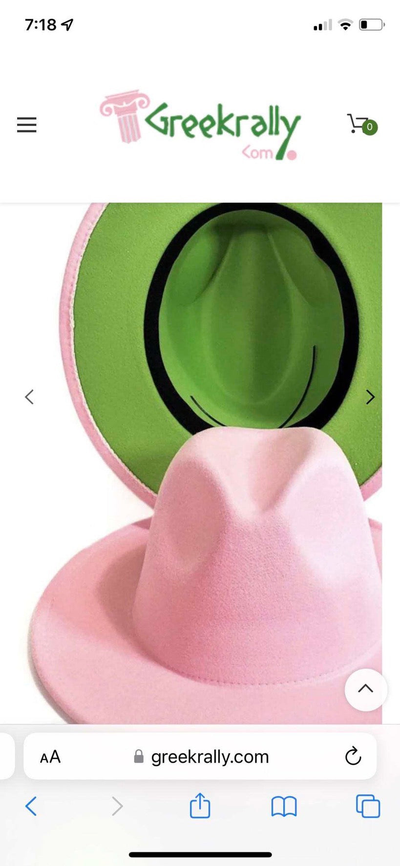 Pink Fedora Hat