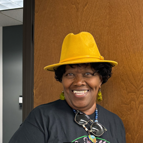 Gold Fedora Hat