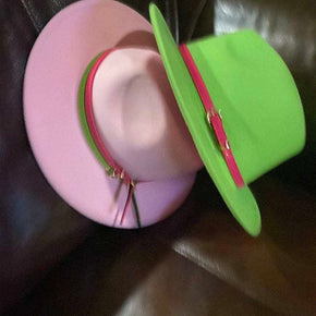 Pink BLING Fedora Hat (Boule 2024 Dallas)