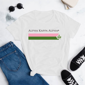 “The Pearl” TShirt - Pin Stripe (Alpha Kappa Alpha)