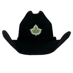 Black Cowboy Dallas Hold’em Hats (Branded) - Boule 2024 Dallas