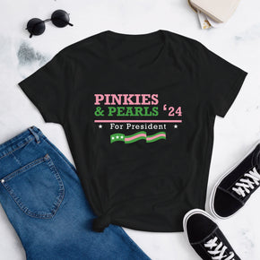 VOTE Pinkies and Pearls for President 2024 - TShirt