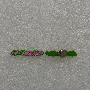 Pink & Green Lapel Pins